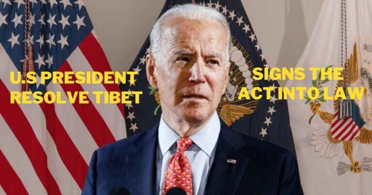 Statement Welcoming the U.S. Legislation ‘Resolve Tibet Act’ supporting the Rights of Tibetans