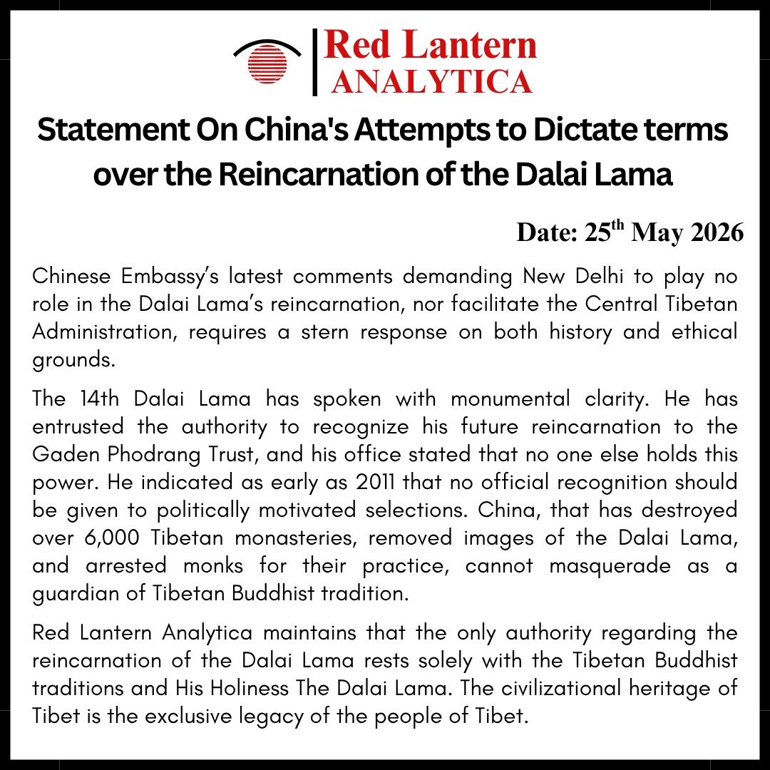 China’s Attempts to Dictate terms over the Reincarnation of the Dalai Lama